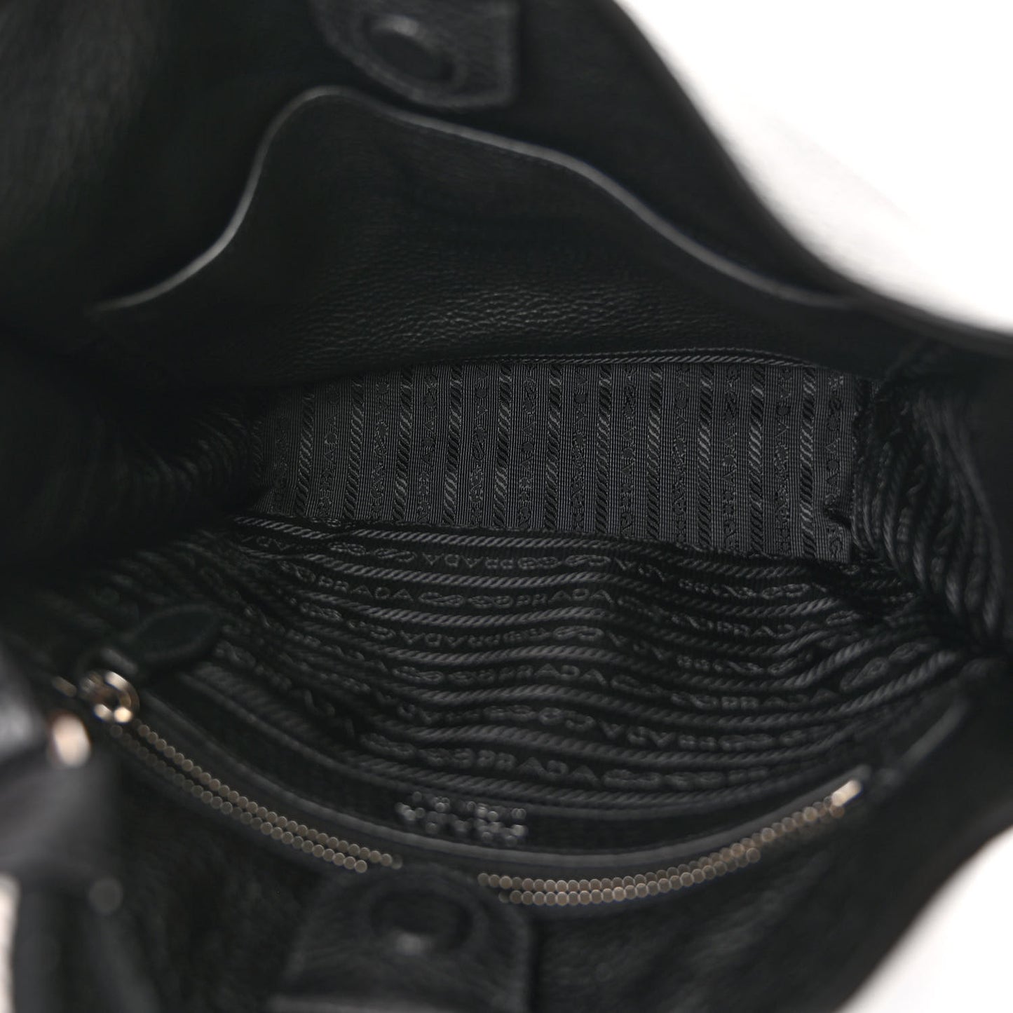 Vitello Daino Soft Hobo Messenger Bag Black