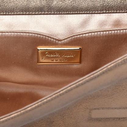 Judith Leiber Metallic Flap Clutch Gold 7 of 19