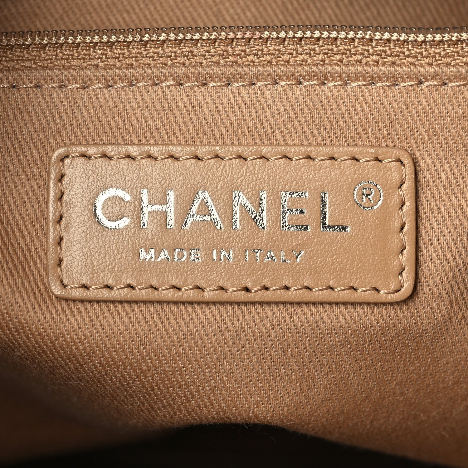 Chanel Canvas Mini Deauville Tote Beige 5 of 10