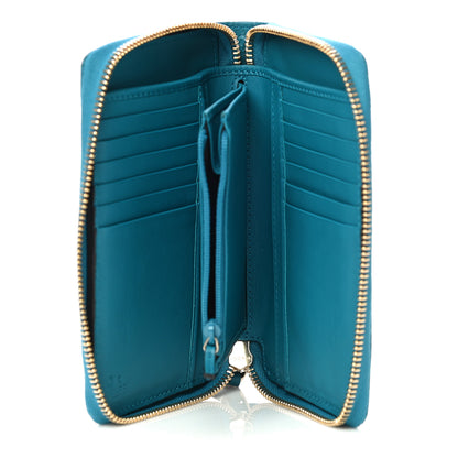 Gucci Microguccissima Zip Around Organizer Wallet Deep Cobalt 5 of 12