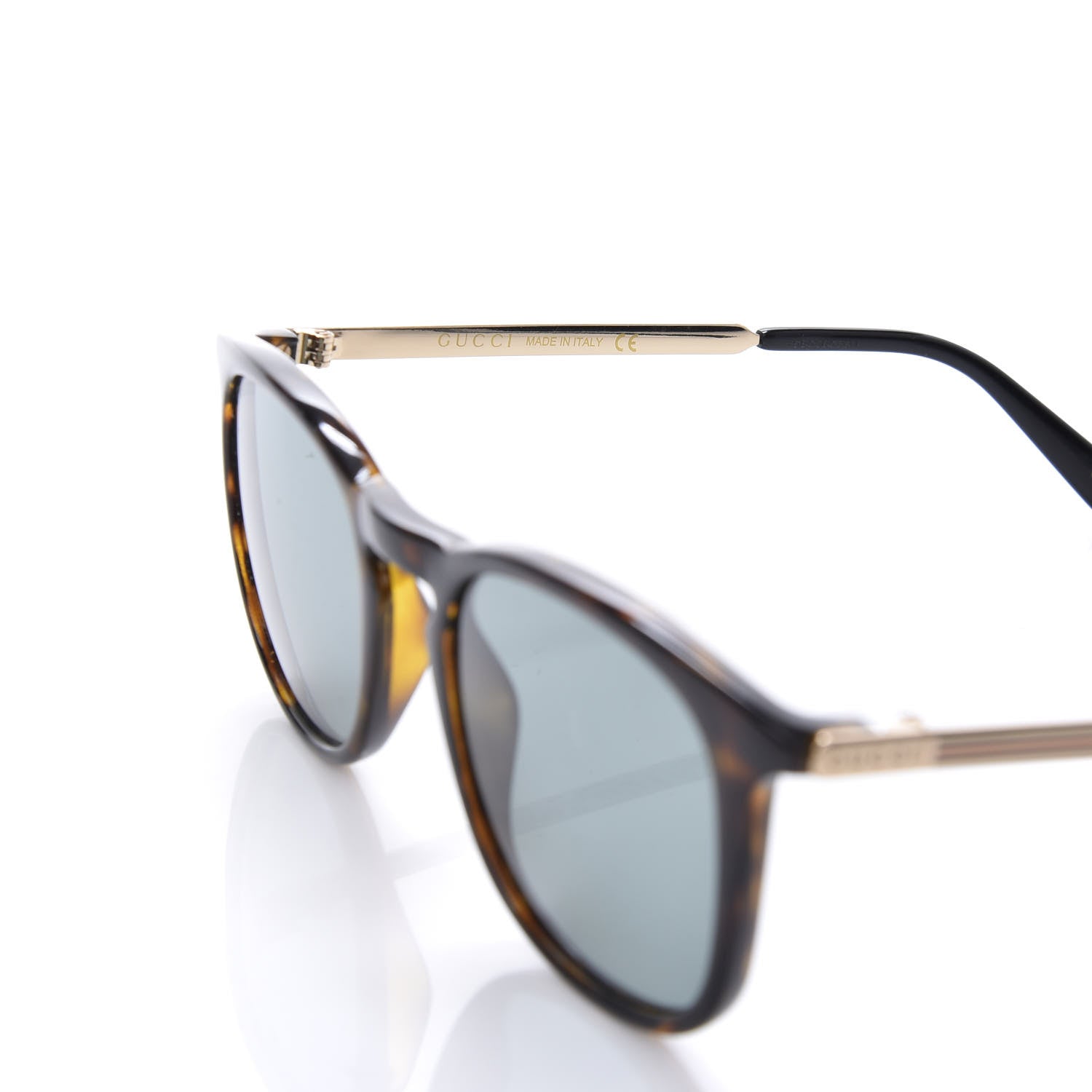 Gucci Acetate Web Sunglasses GG0136S Tortoise 5 of 6