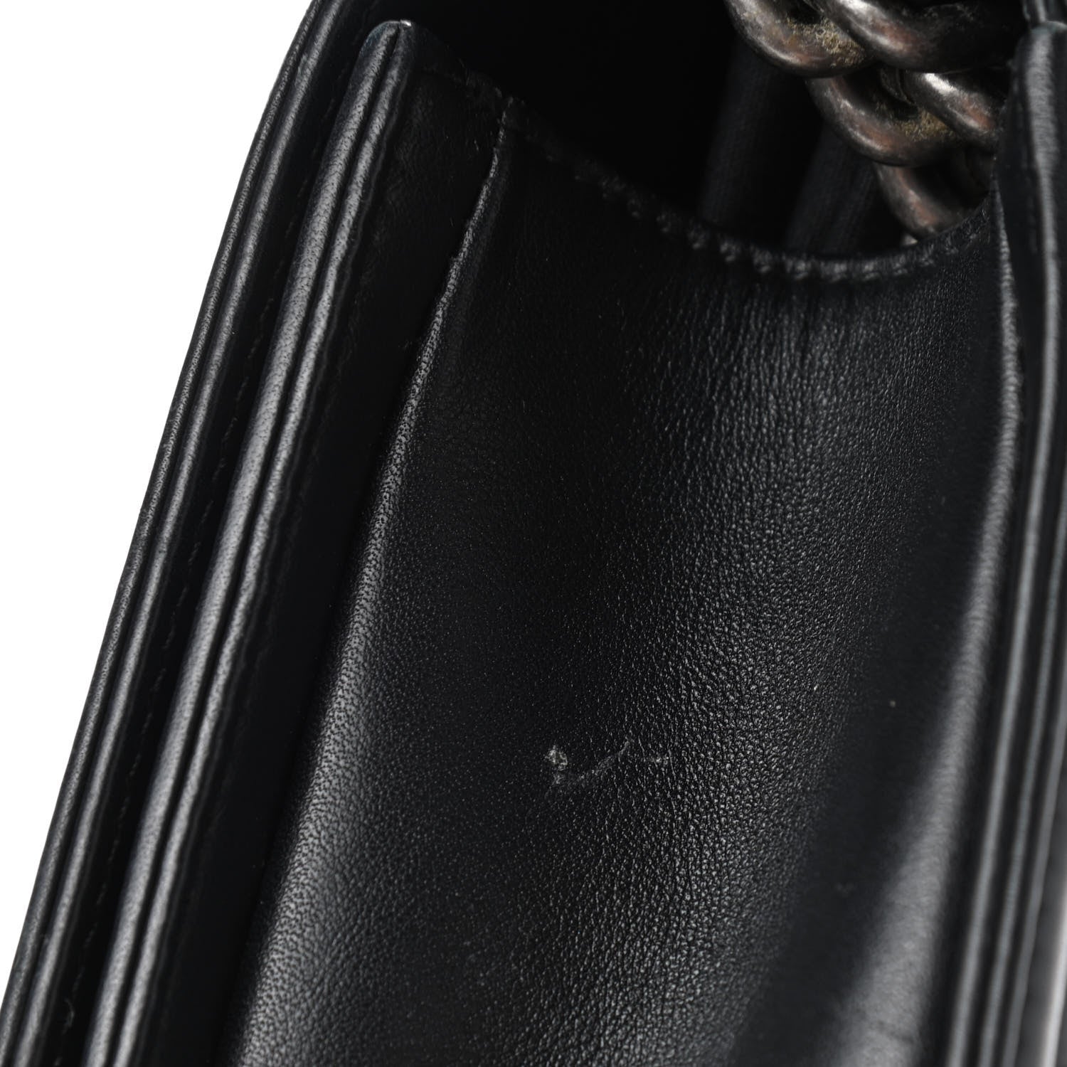 Chanel Lambskin Quilted Small Boy Flap Black 9 of 11