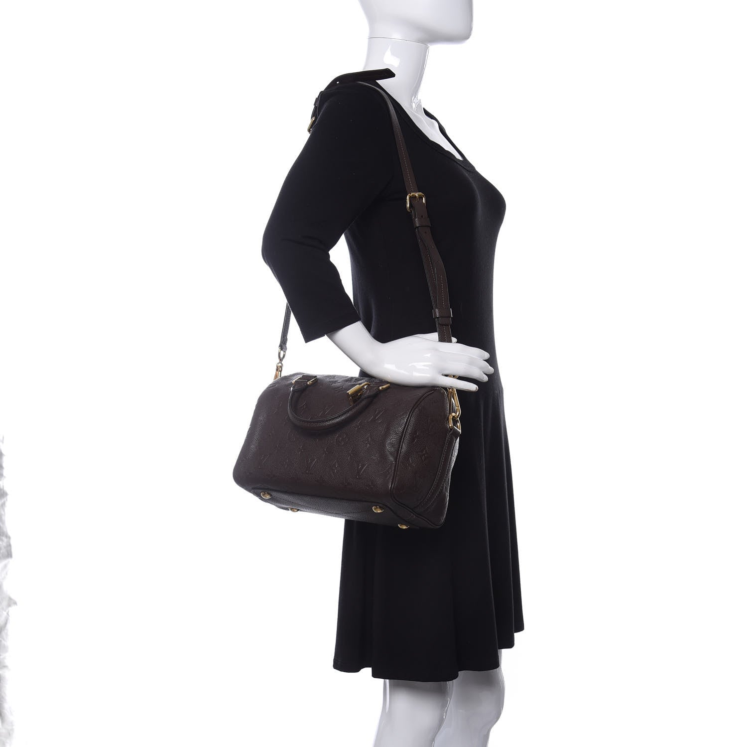 Louis Vuitton Empreinte Speedy Bandouliere 25 Terre 2 of 9