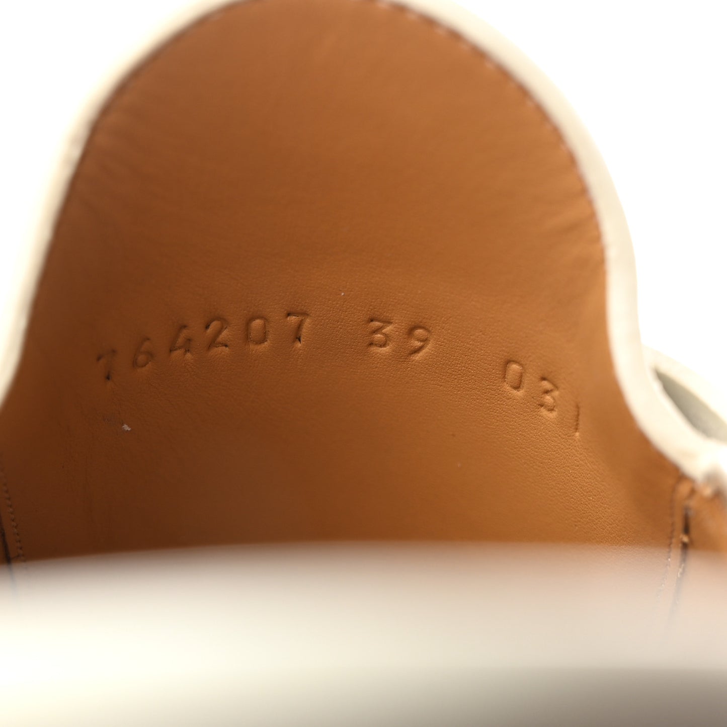 Cordovan Lux Horsebit Platform Mules 39 Mystic White