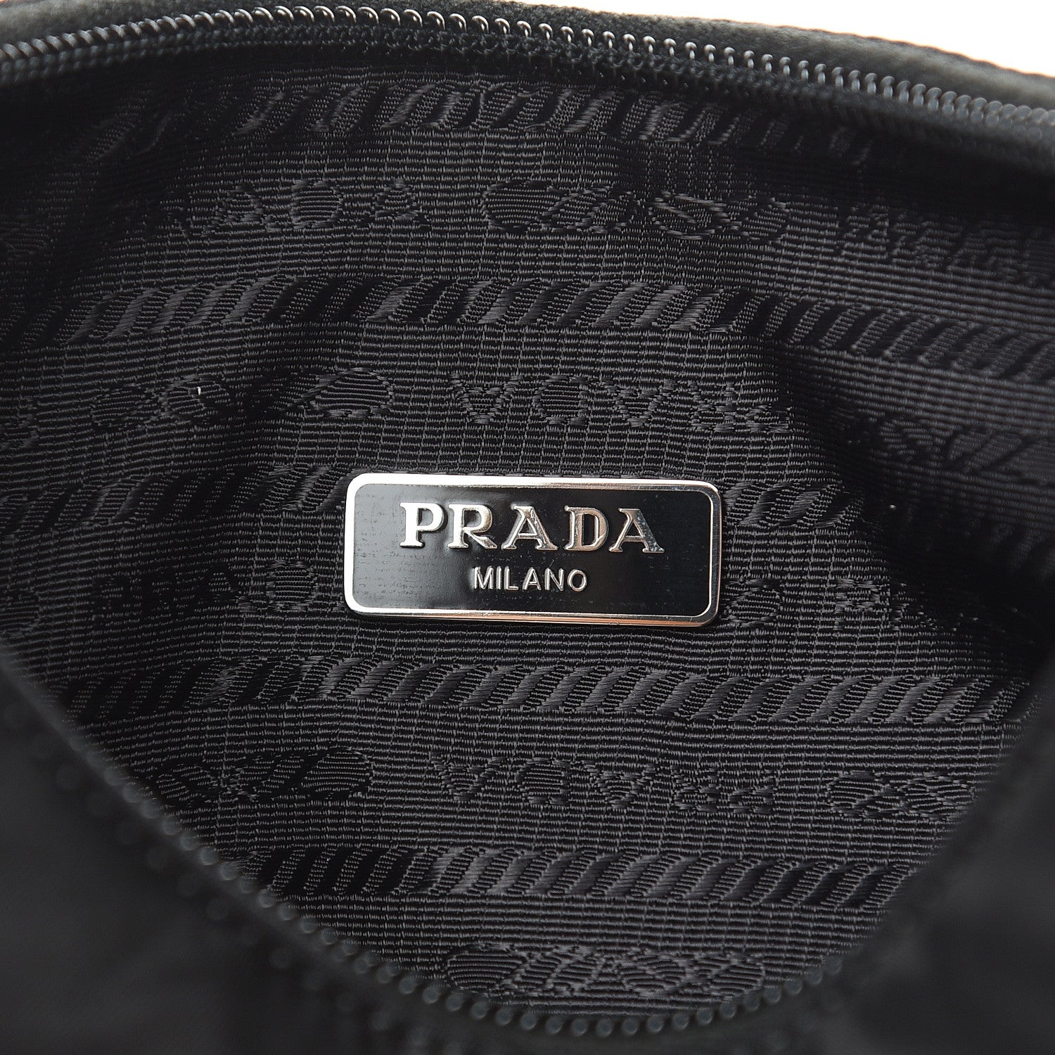 Prada Tessuto Nylon Mini Re-Edition 2000 Bag Black 6 of 11