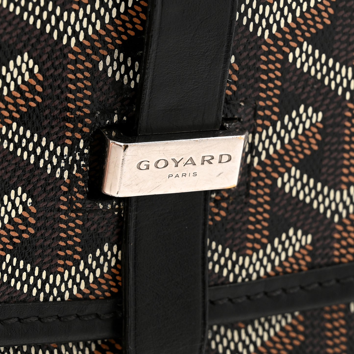 Goyardine Belvedere II PM Messenger Bag Black