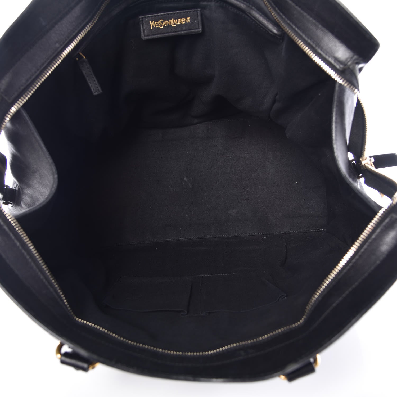 Saint Laurent Sheepskin Large Cabas ChYc Black 5 of 12