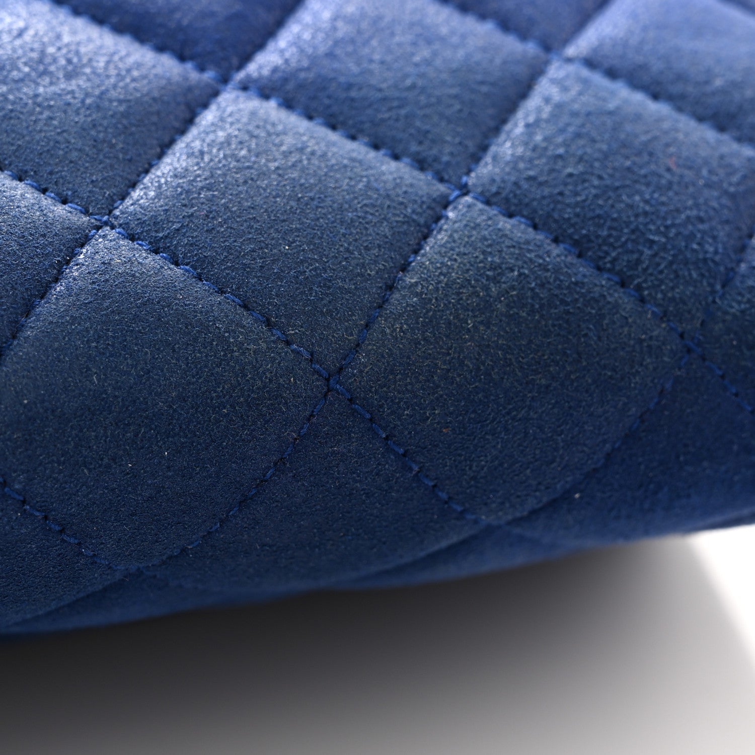 Chanel Iridescent Calfskin Quilted CC Large Gusset Flap Wallet Blue 13 of 15