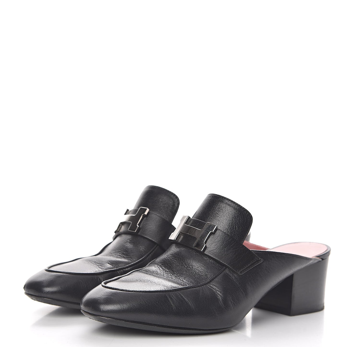 Goatskin Paradis Mules 37 Black