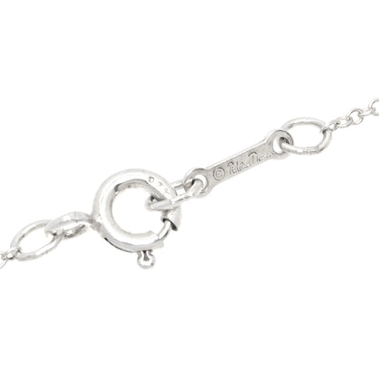Tiffany Sterling Silver Diamond Paloma Picasso Love and Kisses Bar Pendant Necklace 7 of 7