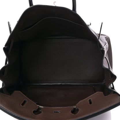 Hermes Taurillon Clemence BIRKIN 35 Cafe 5 of 14