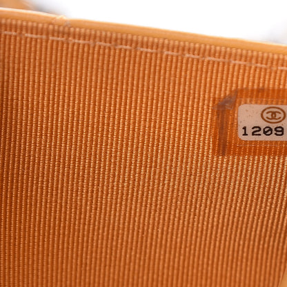 Chanel Lambskin Quilted Wallet on Chain WOC Yellow 8 of 20