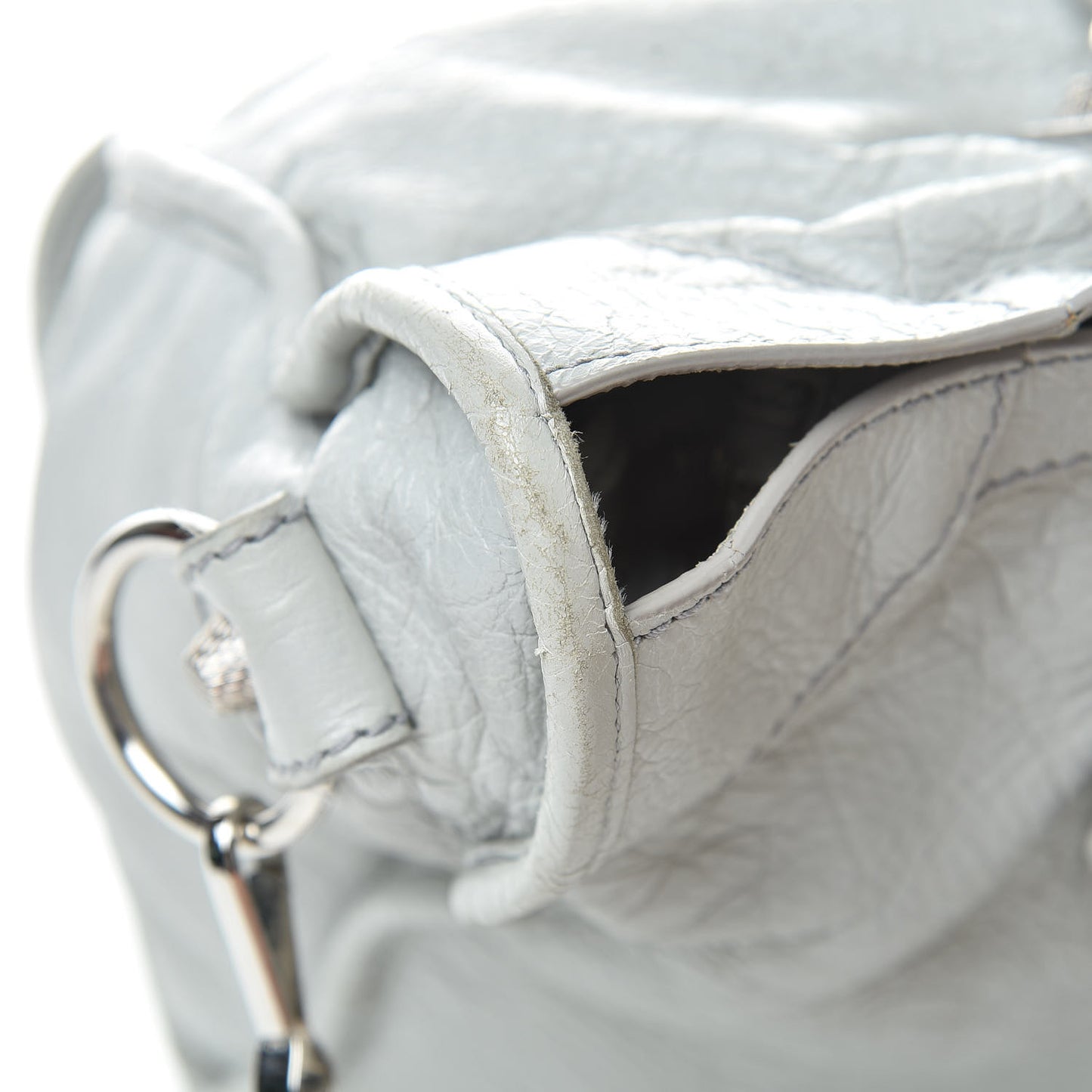 Agneau Giant 12 Silver Hardware City Gris Glace
