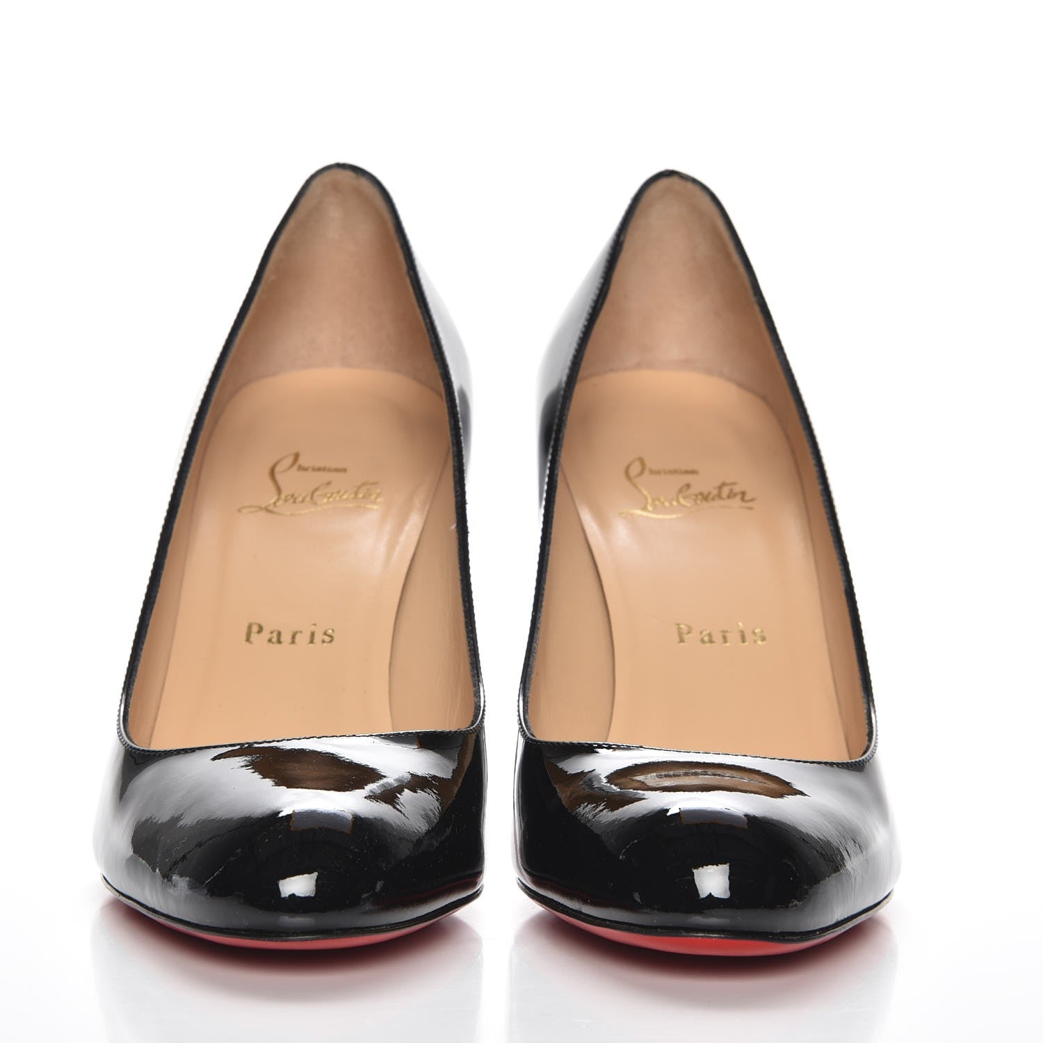 Christian Louboutin Patent Simple 100 Pumps 38.5 Black 2 of 8