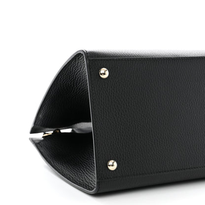 Gucci Dollar Calfskin Large Soho Top Handle Satchel Black 10 of 14