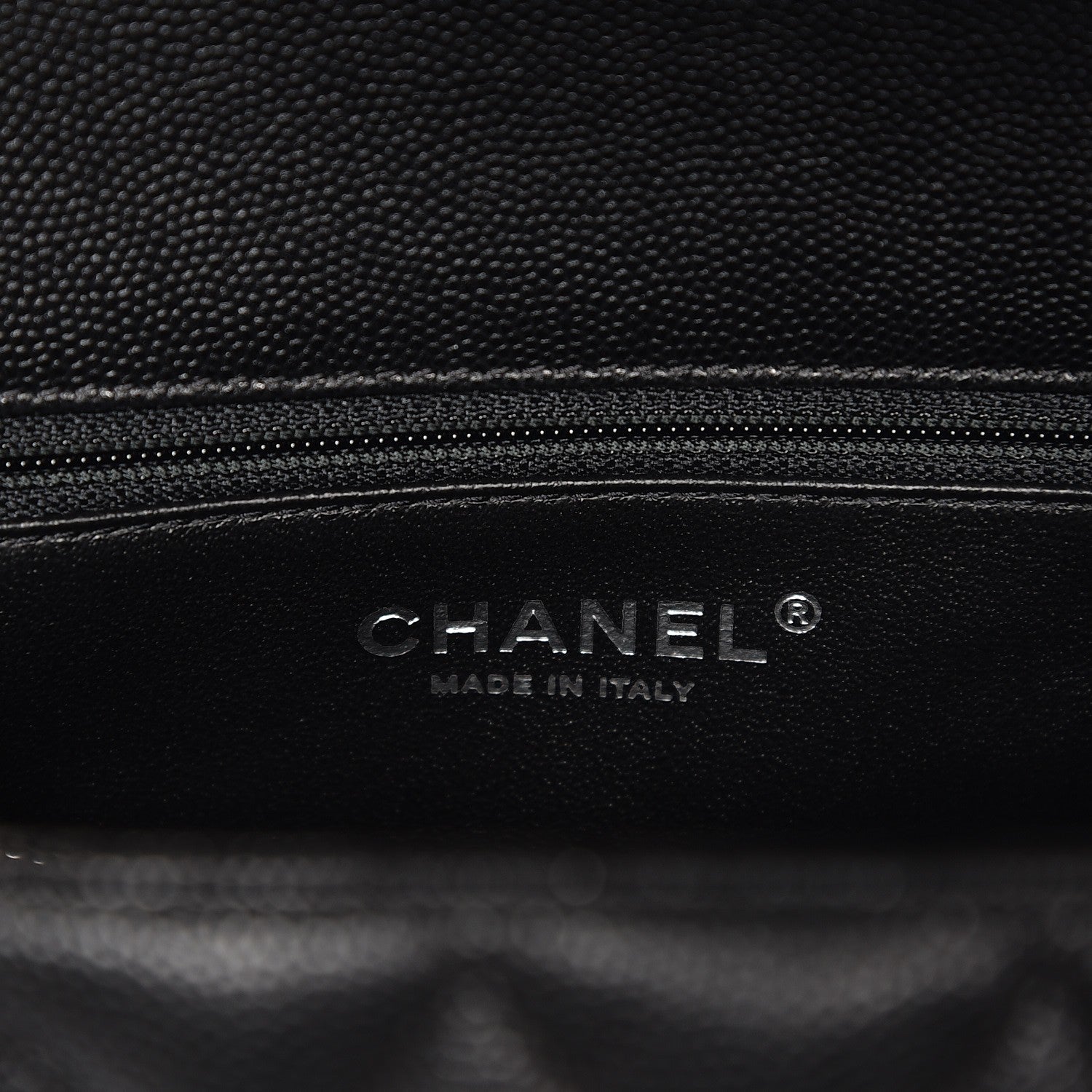 Chanel Caviar Lizard Quilted Small Coco Handle Flap Black 7 of 9