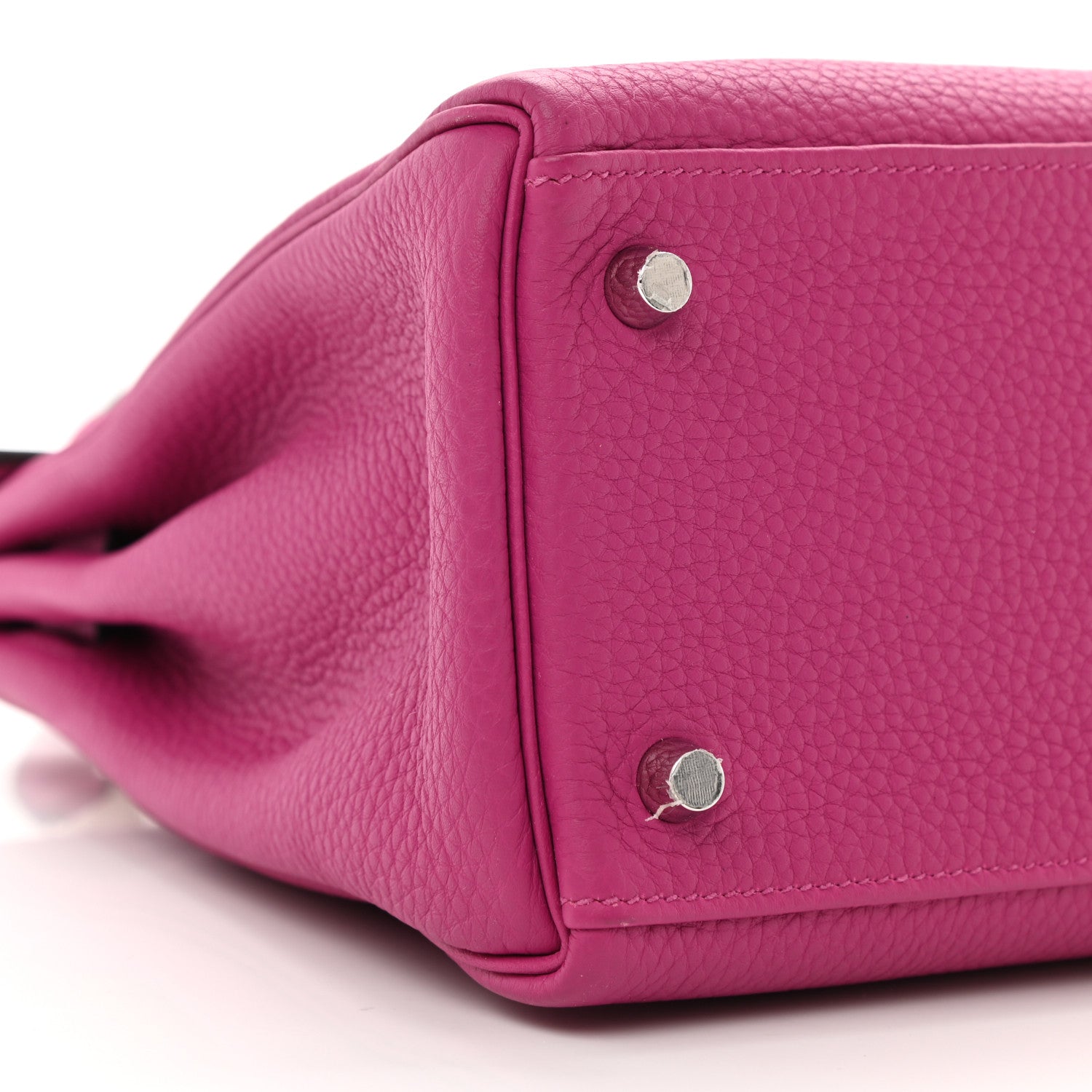 Hermes Togo Kelly Retourne 28 Rose Pourpre 9 of 10