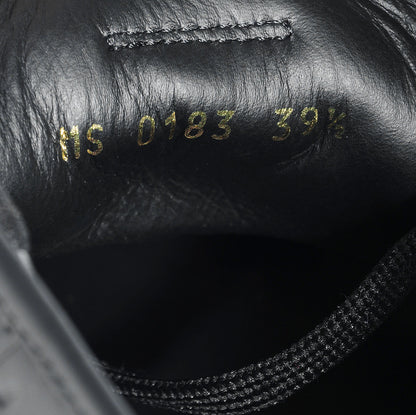 Louis Vuitton Calfskin Monogram Embossed Punchy Sneakers 39.5 Black 7 of 8