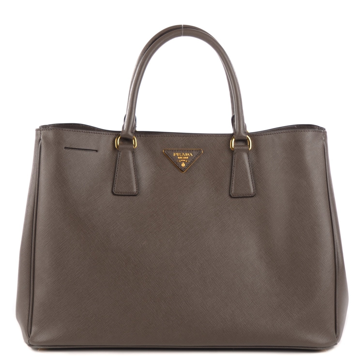 Prada Saffiano Lux Large Tote Grafite 1 of 10