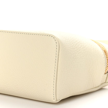 Loro Piana Grained Calfskin L19 Extra Pocket Pouch Whisper White 9 of 9