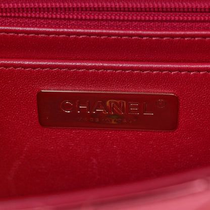 Chanel Mirror Calfskin Metallic Calfskin Quilted Hollywood Boulevard Backpack With Coin Purse Pink 6 of 12
