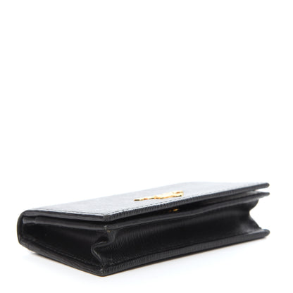 Prada Vitello Move Card Holder Black 4 of 7