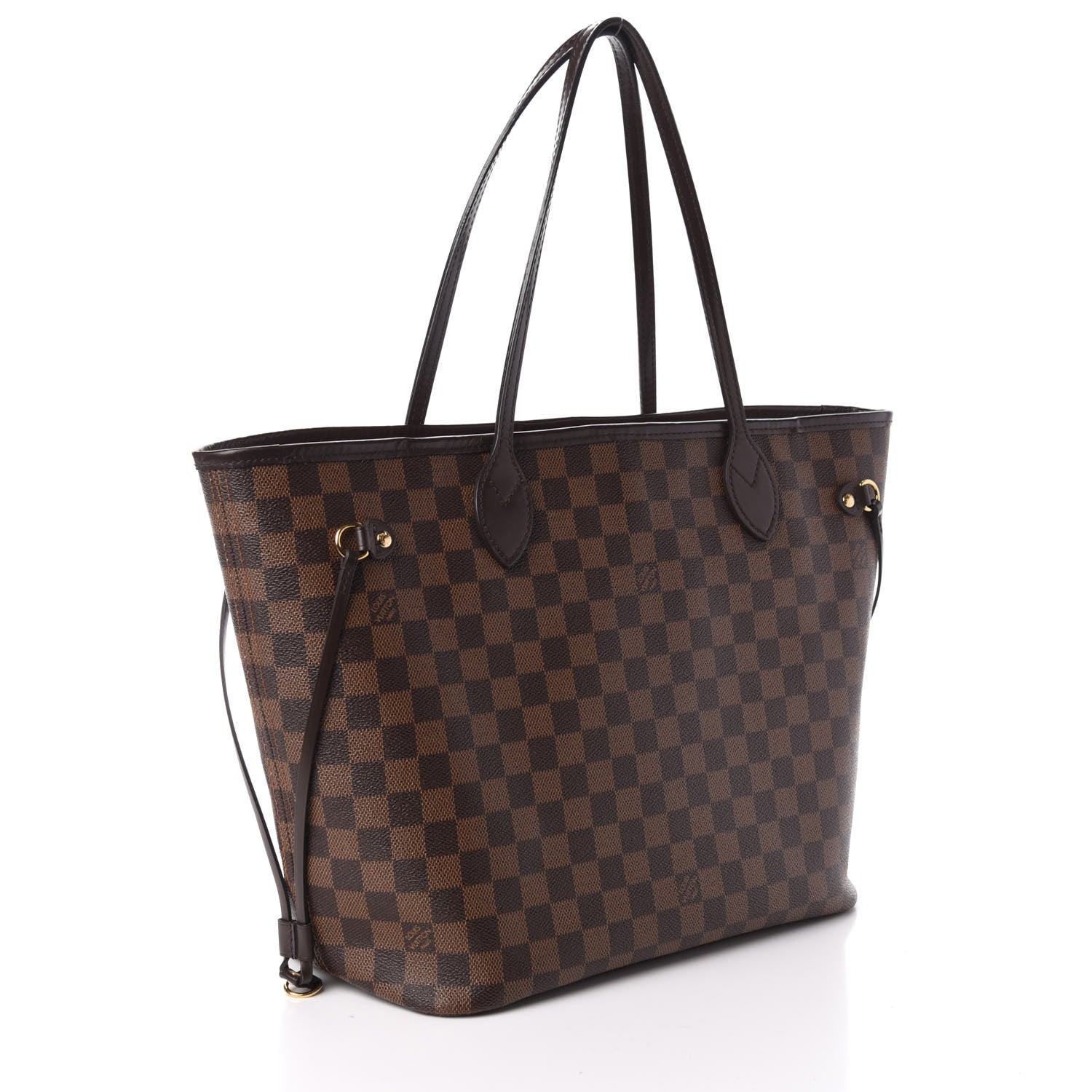Louis Vuitton Damier Ebene Neo Neverfull MM Rose Ballerine 3 of 10