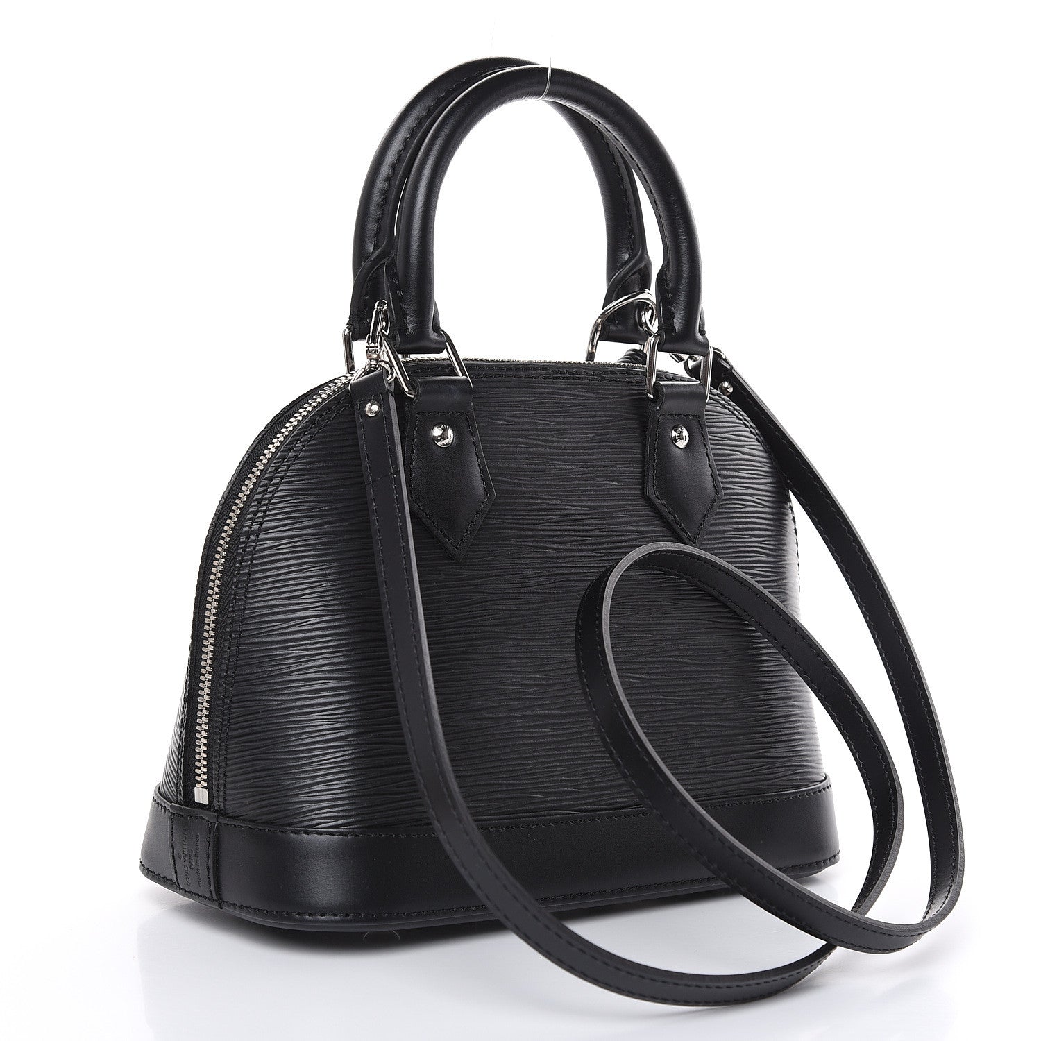 Louis Vuitton Epi Alma BB Black 3 of 9