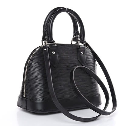 Louis Vuitton Epi Alma BB Black 3 of 9