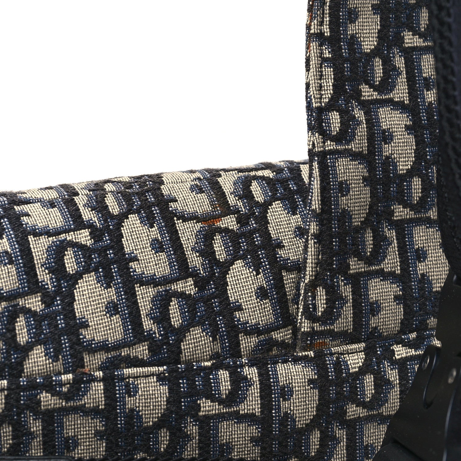 Christian Dior Oblique Mens Saddle Bag Blue 11 of 13