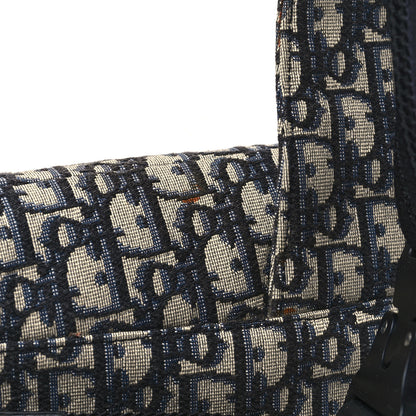 Christian Dior Oblique Mens Saddle Bag Blue 11 of 13