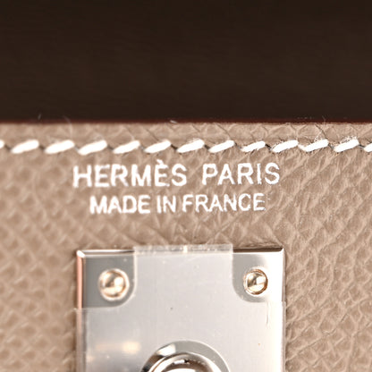 Hermes Epsom Mini Kelly Sellier 20 Etoupe 7 of 14