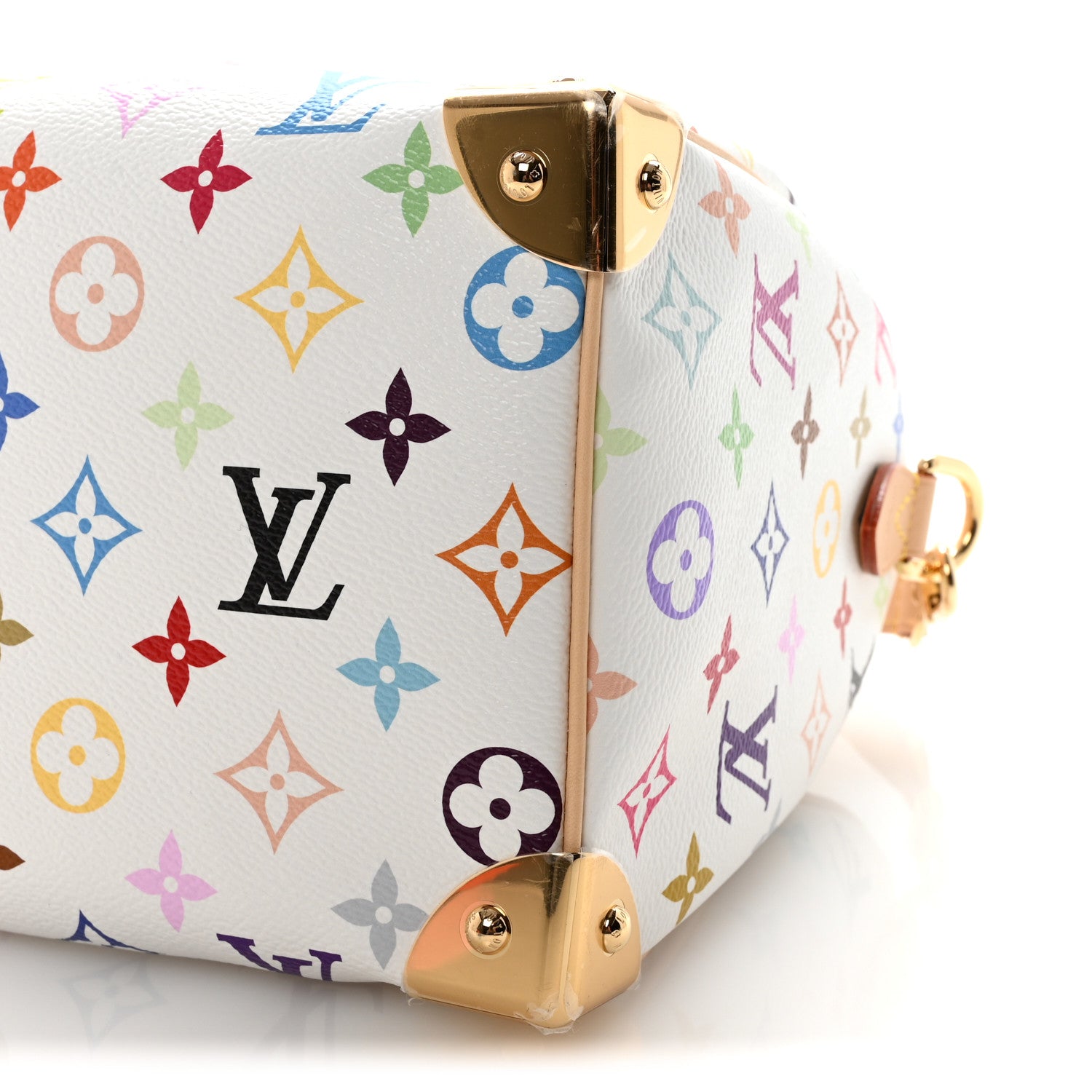 Louis Vuitton LV X TM Monogram Multicolor Speedy Bandouliere 25 White 9 of 10