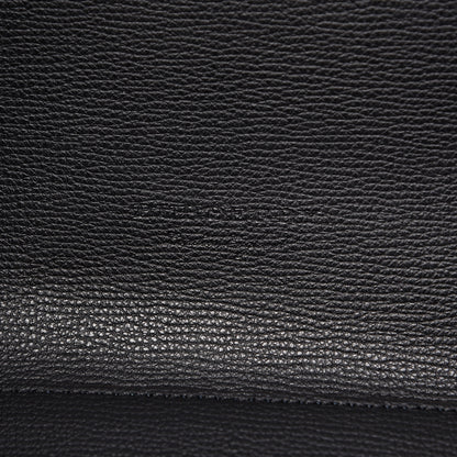 Burberry Grainy Calfskin Haymarket Check Medium Reversible Tote Black 9 of 16