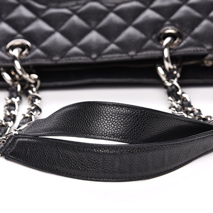 Chanel Caviar Quilted Grand Shopping Tote GST Black 12 of 16