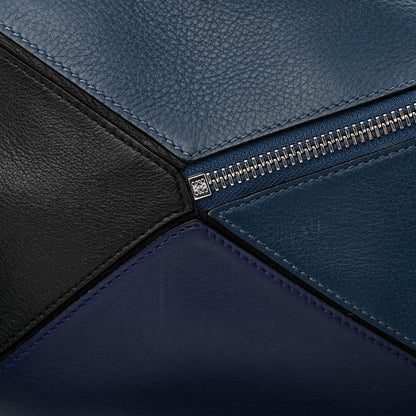 Loewe Calfskin Colorblock Small Puzzle Bag Blue 12 of 12