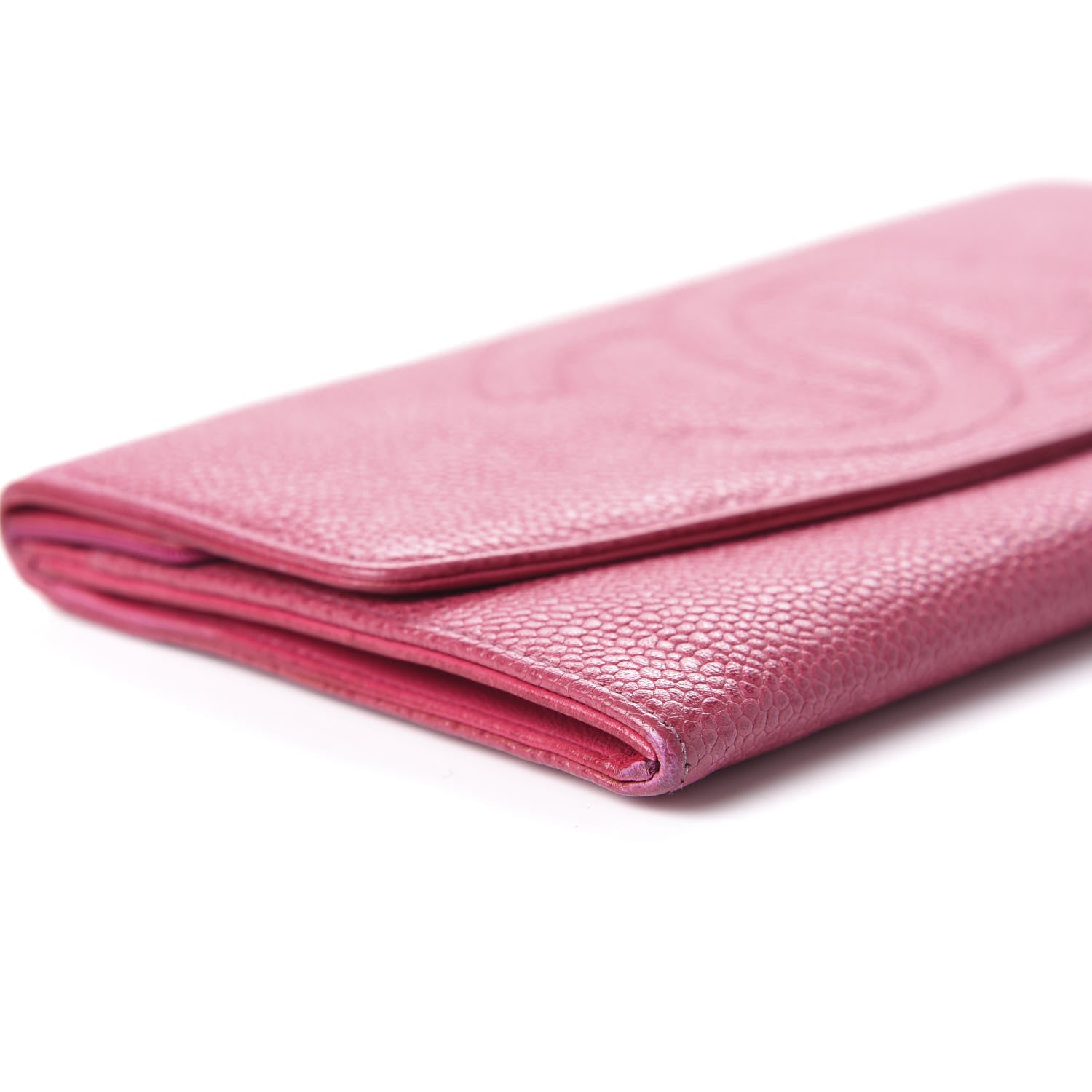 Chanel Caviar Timeless CC Wallet Dark Fuchsia 11 of 14