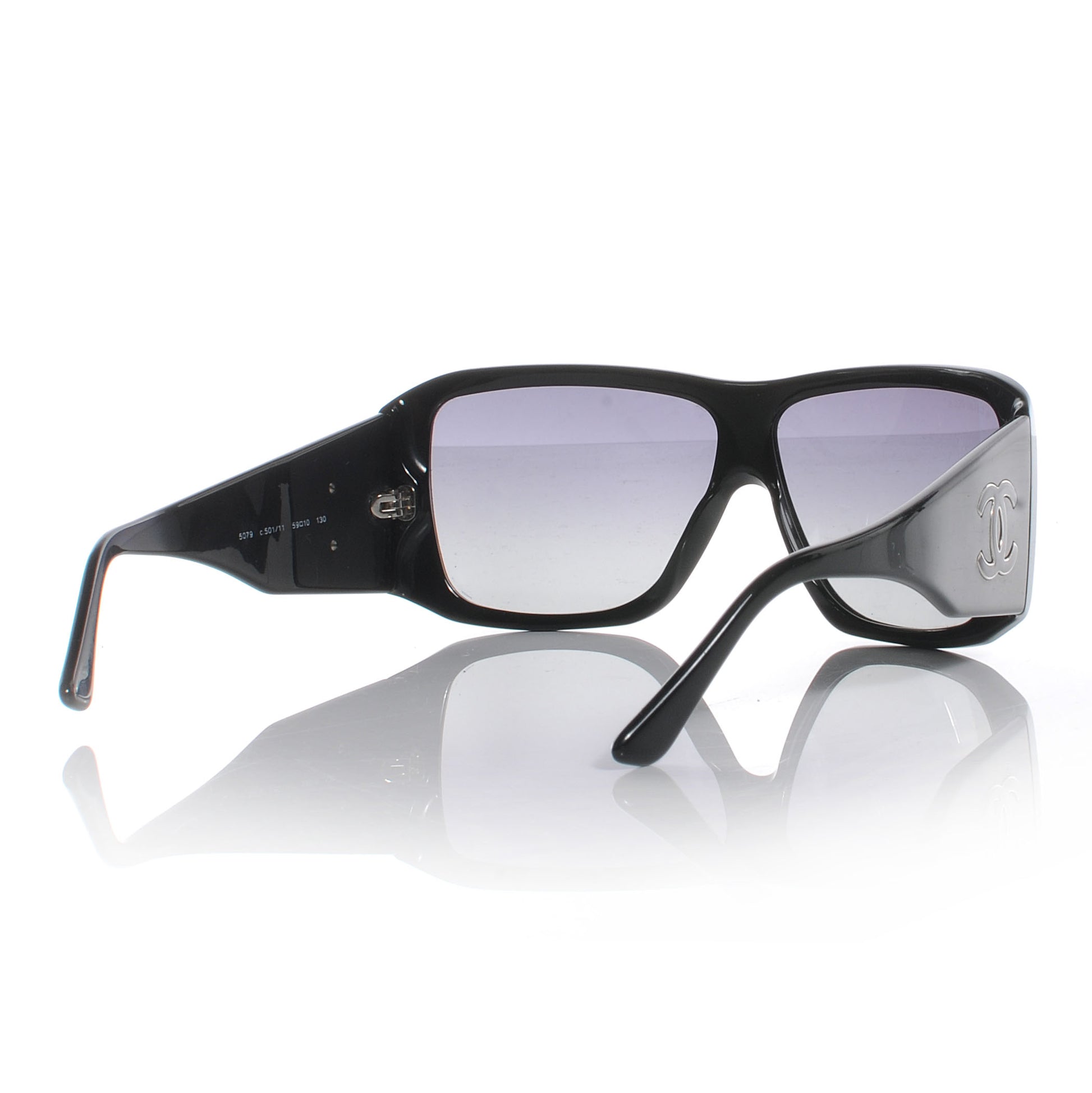 Chanel CC Logo Sunglasses 5079 Black 2 of 5