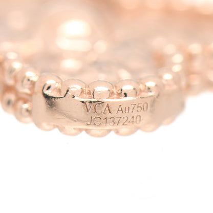Van Cleef & Arpels 18K Rose Gold 5 Motifs Vintage Alhambra Bracelet 4 of 5