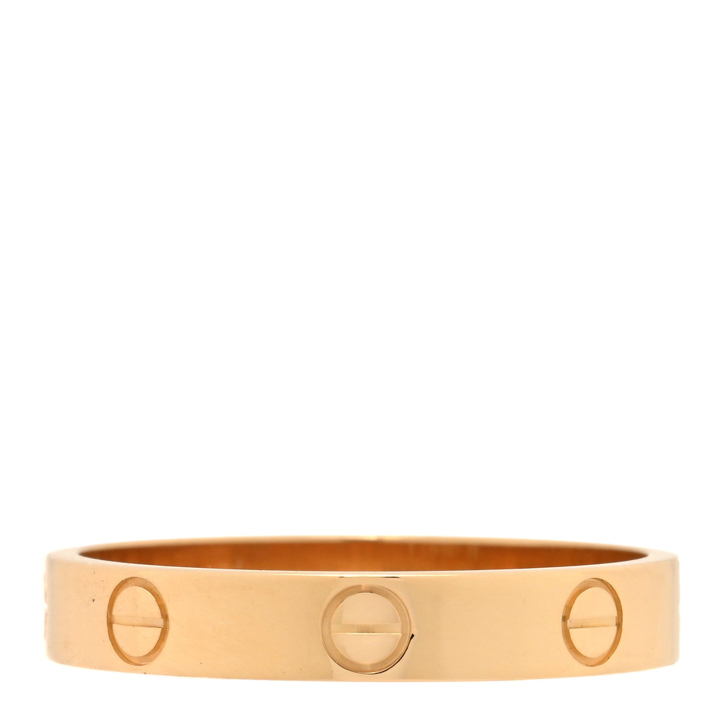 18K Yellow Gold 3.5mm LOVE Wedding Band Ring 59 8.75