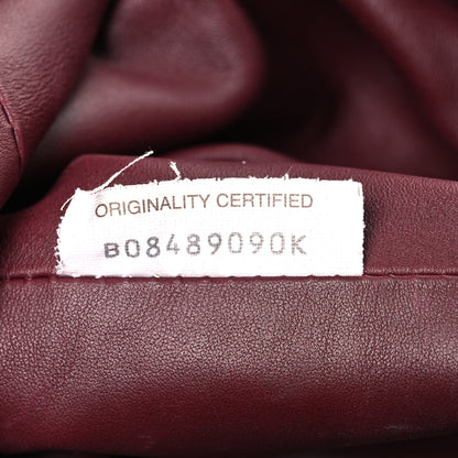 Bottega Veneta Smooth Butter Calf The Pouch Oversized Clutch Bordeaux 8 of 12