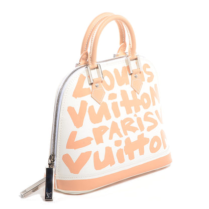 Louis Vuitton Graffiti Alma MM Peach 3 of 7