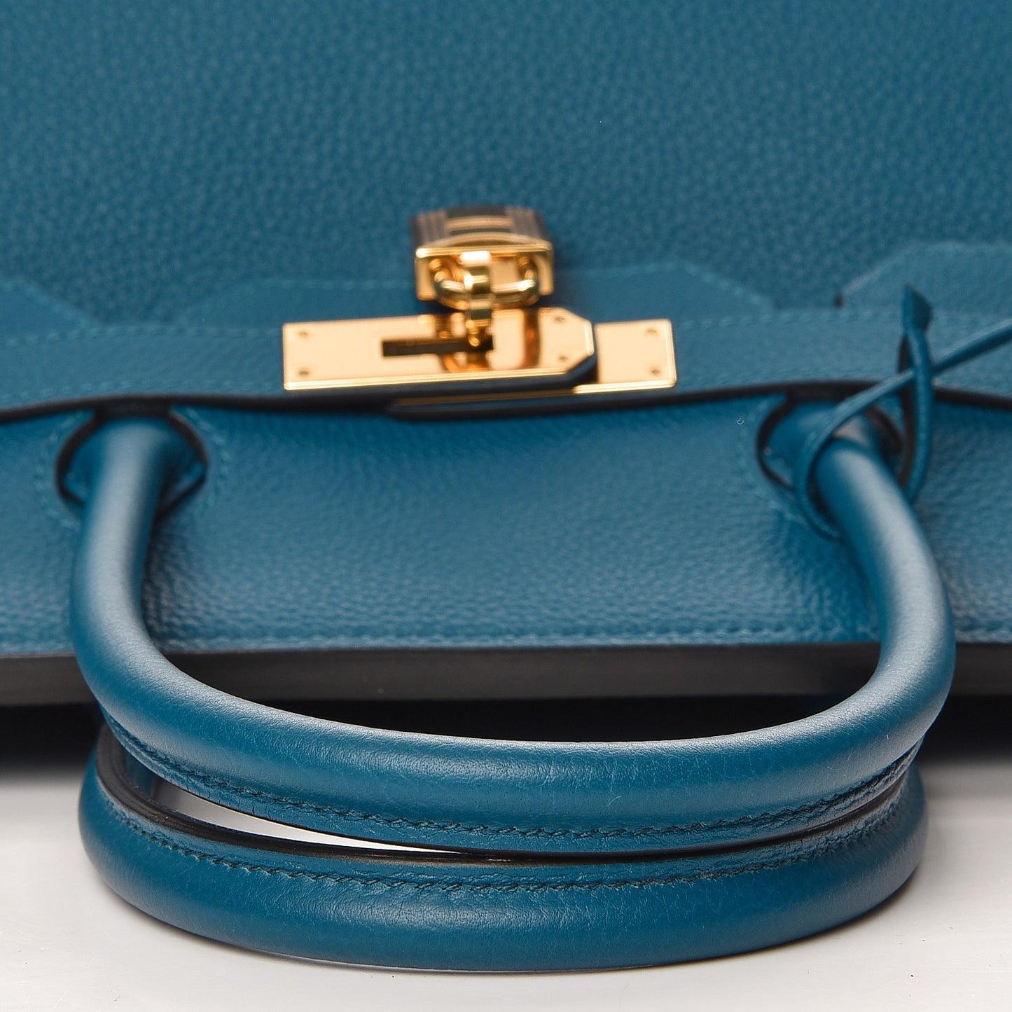Togo Birkin 35 Bleu de Galice