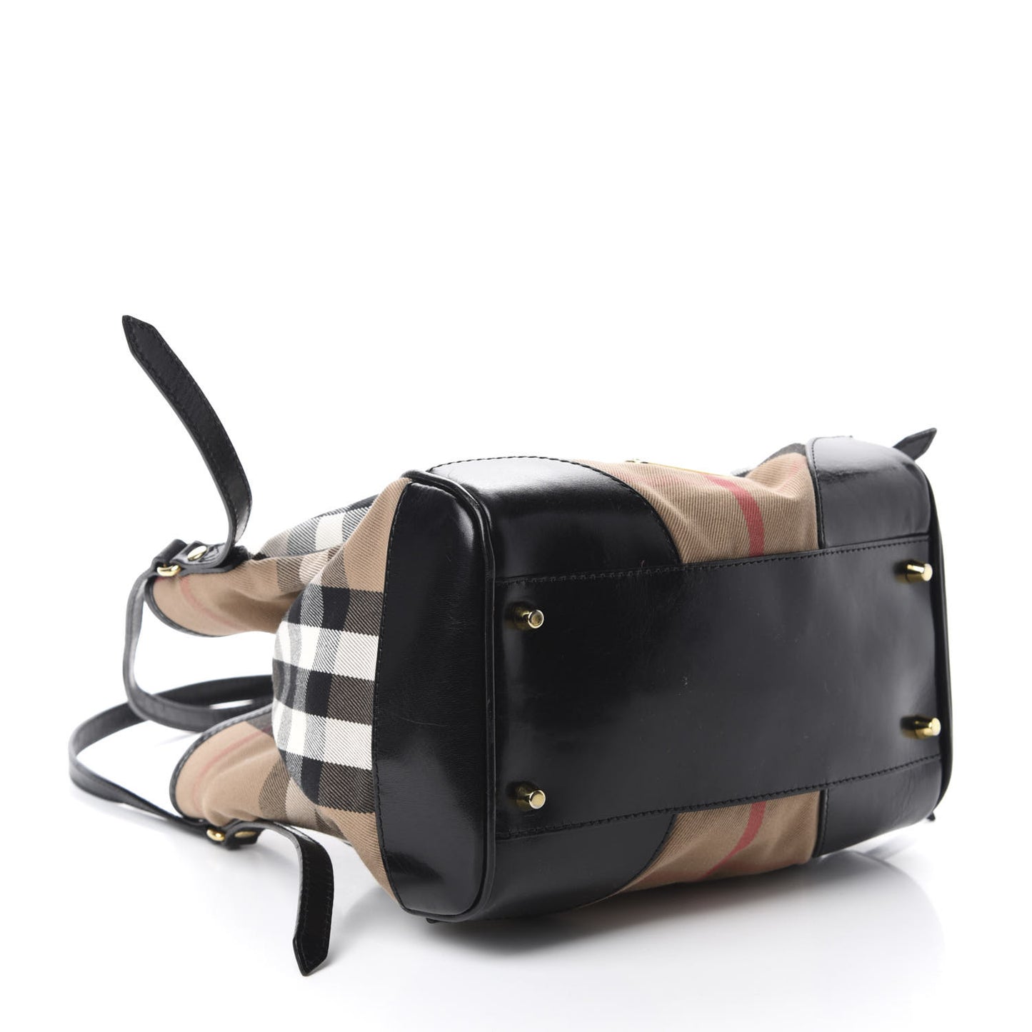 House Check Small Canterbury Tote Black