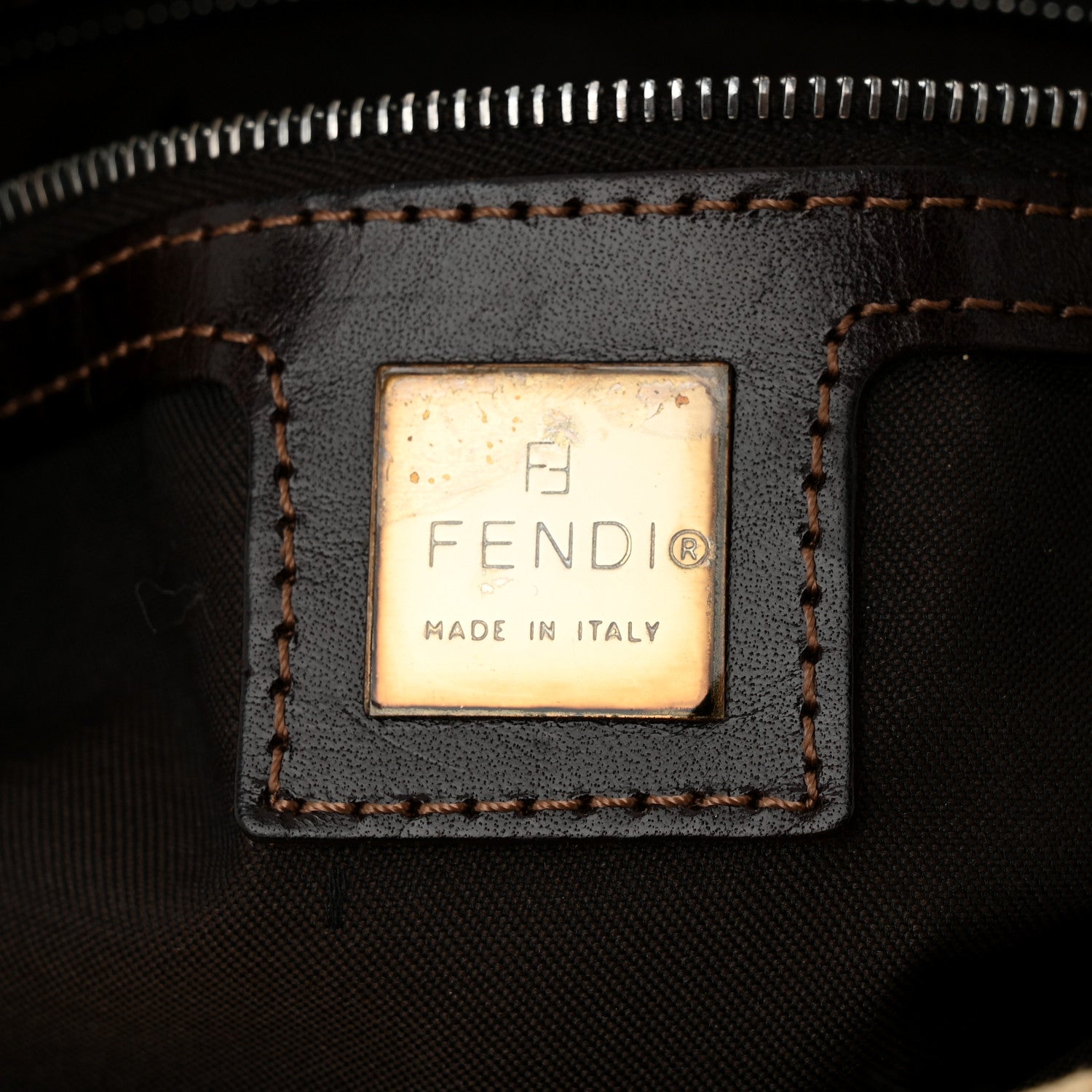 Fendi Zucca Baguette Beige 6 of 10