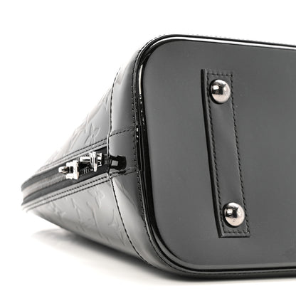 Louis Vuitton Vernis Alma PM Noir Magnetique 9 of 10