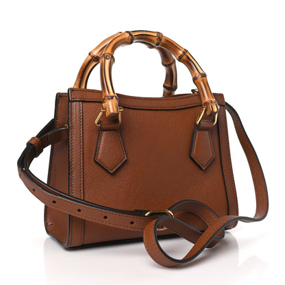 Gucci Wonka Grain Calfskin Mini Diana Tote Bag Cuir 3 of 12