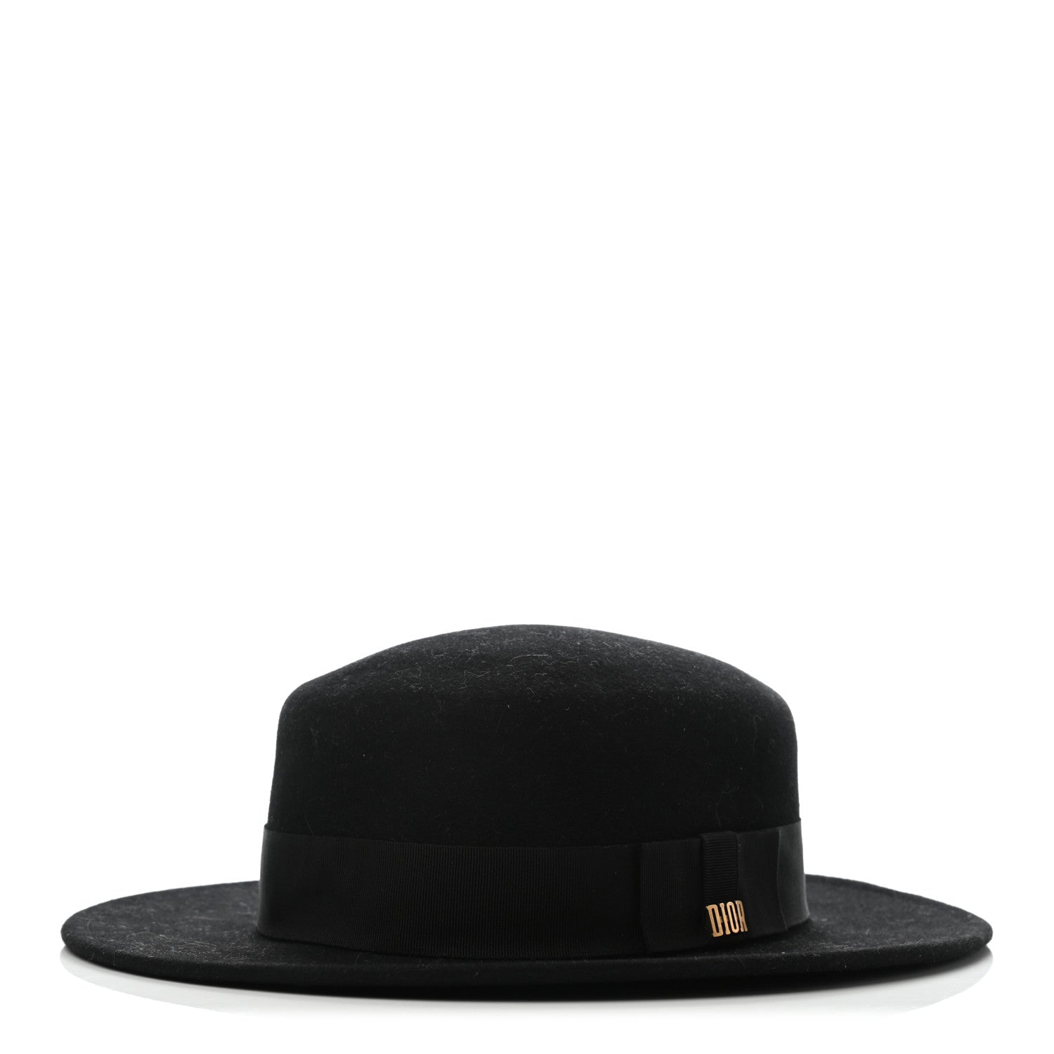 Christian Dior Rabbit Felt Hat 57 Black 1 of 9