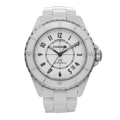 Chanel Stainless Steel Ceramic 38mm J12 Automatic Watch White 1 of 5