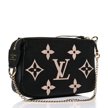 Louis Vuitton Empreinte Monogram Giant Mini Pochette Accessories Black 2 of 4